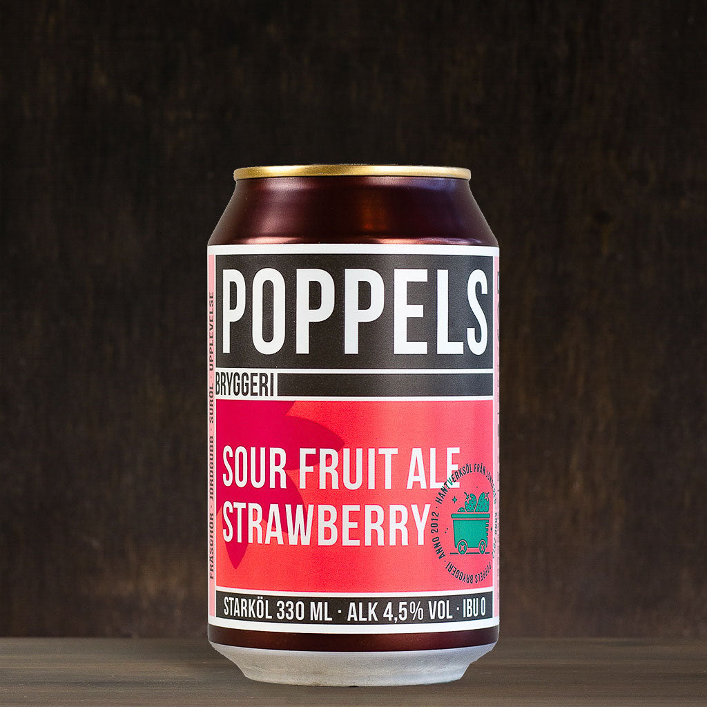פופלס סאוור תותים Poppels Strawberry Sour Beer And Beyond