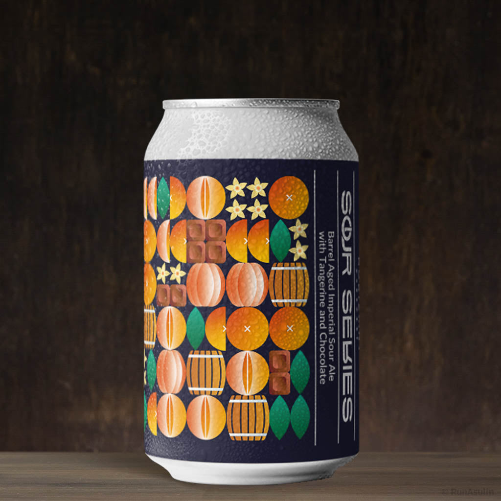 הוריזונט סאוור מנדרינה ושוקולד Horizont Barrel Aged Imperial Sour Ale with Tangerine and